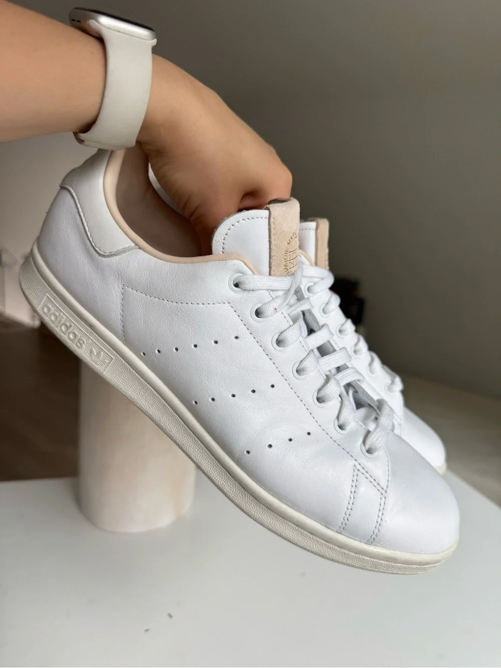 Adidas Stan Smith Home of Classics White Leather Sneakers Men’s US 12